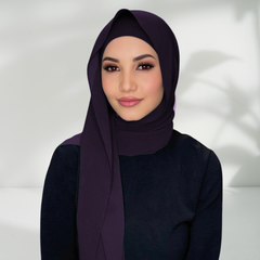 Kiswat - Instant Chiffon Hijab Burgundy