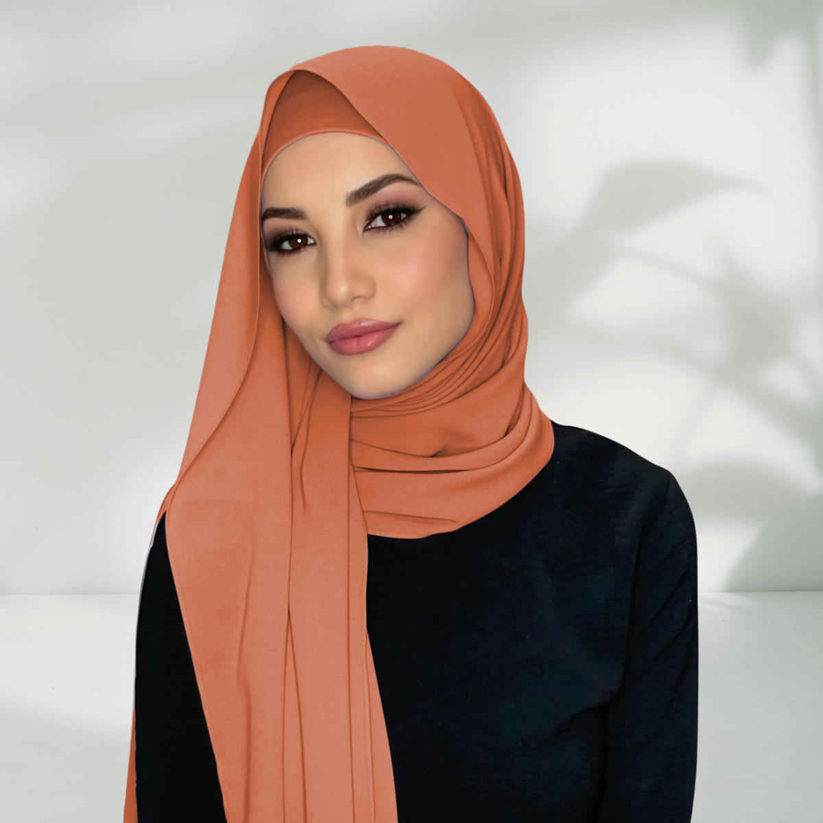 Kiswat - Instant Chiffon Hijab Peach
