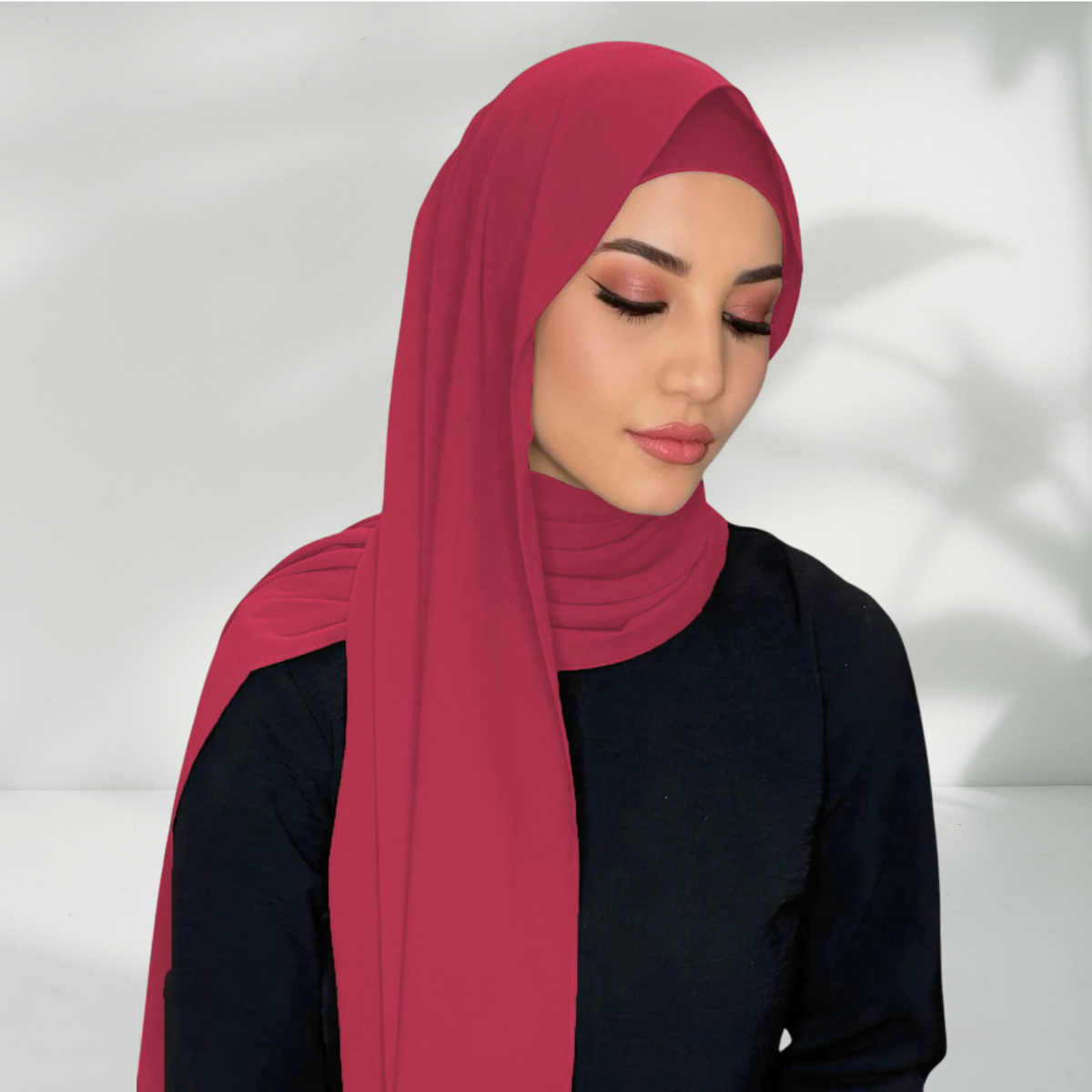 Kiswat - Instant Chiffon Hijab Magenta